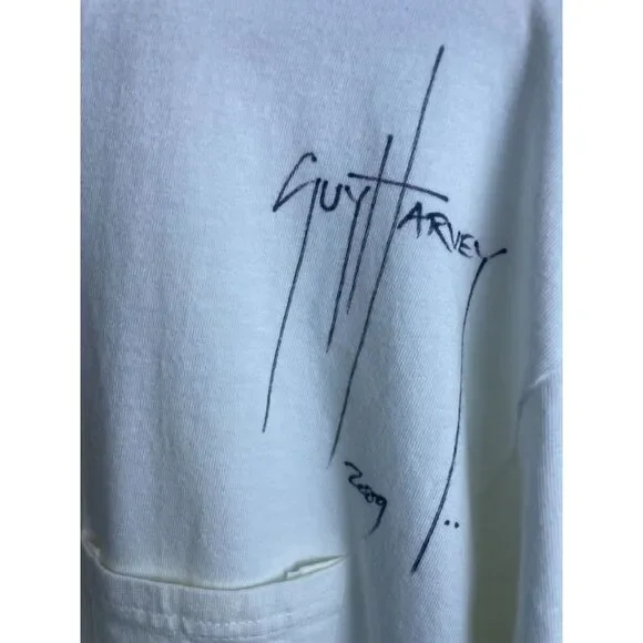 Guy Harvey Autographed 2009 T-Shirt Y2K - Size L - Picture 3 of 4